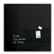 GLAS MAGNEETBORD - 1000 x 1000 mm - Zwart