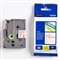 P-TOUCH TZE TAPE - 12 mm - Rood / Wit