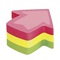 INFO NOTES CUBE DIE-CUT - " Pijl "