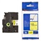 P-TOUCH TZE TAPE - 18 mm - Zwart / Geel
