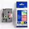 P-TOUCH TZE TAPE - 24 mm - Zwart / Rood