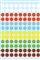 ETIKETTEN Dia. 8 mm - Kleuren assorti