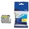 P-TOUCH M TAPE - 12 mm - Zwart / Geel