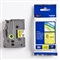 P-TOUCH TZE TAPE - 6 mm - Zwart / Geel
