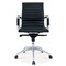 Burostoel ROMA MD - Leder / Chroom