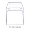ENVELOP VIERKANT 140 x 140 mm - Gegomd - 100 gr