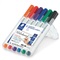 WITBORDSTIFT LUMOCOLOR 341 - Set 6 kleuren