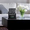 SECURIT KRIJTBORD ELEGANT - Medium zwart