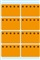 ETIKETTEN Ft. 26 x 40 mm - Oranje - Diepvrieslabel