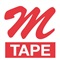 P-TOUCH M TAPE - 9 mm - Rood / Wit