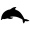 SECURIT KRIJTBORD SILHOUETTE WALL - DOLPHIN