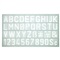 SJABLOON Letters / Cijfers - 20 mm RECHT