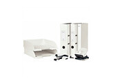 KLASSEUR KARTON   WOW   8 cm - Wit metallic Leitz - Din A4