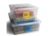 POST-IT LABEL PADS - 15.8 x 57.1 mm - Geel / Wit 3M - Super Sticky - 8 bloks x 25 vel