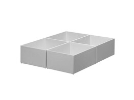 INZETBAKJE HOOG 1-VAK - Lichtgrijs Jalema - Ft. 70 x 122 x 168