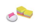 POST-IT  Z-NOTES DISPENSER   STONE   model - Wit Incl. 12 x 100 Z-notes NEON 76 x 76 mm