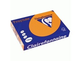 PAPIER COLOR A4 120 gr - Oranje 1205 Clairefontaine Trophee - Pak 250 blad
