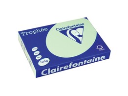 PAPIER COLOR A4 120 gr - Groen 1216 Clairefontaine Trophee - Pak 250 blad