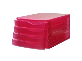 LADENBLOK   Silky Translucent   4 Laden - Roze