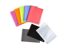 SHOWALBUM ATOMA Din A4 - 20 Tassen PP Kaft - Transparant color assorti