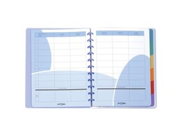 LERAREN AGENDA ATOMA - A4 MAXI 88 blad - 90 gr - FSC - Colors assorti
