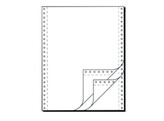LISTINGPAPIER 12  X 240 - 3 0 - BLANCO Doos 1000 tripli sets
