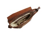 MAVERICK BRIEFCASE JORDAN - Dark Brown 1 Compartiment - Sleeve