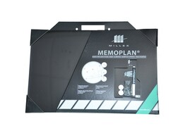 MAGNEETBORD MEMOPLAN 40 x 60 cm Memoplan by Millex - Zwart