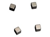 MAGNEET SUPERDYM - Cube design 10 x 10 x 10 mm Naga - Vernikkelt - Extra strong - set 4