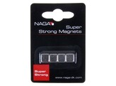 MAGNEET SUPERDYM - Cube design 10 x 10 x 10 mm Naga - Vernikkelt - Extra strong - set 4