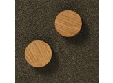 MAGNEET SUPERDYM - Teak design dia. 25 mm Naga - Extra strong - set 2