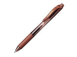 ROLLER BL107 Energel X intrekbaar - Bruin Metal point 0.7 mm - Liquid GEL inkt
