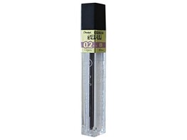 FIJNSTIFTEN   Super Hy-polymer   - 0.2 mm - B Pentel - Etui 12 mienen x 60 mm