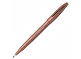 FINELINER S520 Sign Pen viltpunt - Bruin Pentel - Punt 2.0 mm