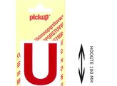 PICKUP LOS - 100 mm - Rood    U   Lettertype Helvetica