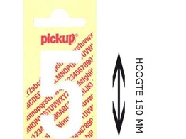 PICKUP LOS - 150 mm - Wit    5   Lettertype Nobel