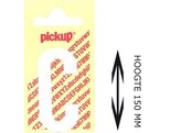 PICKUP LOS - 150 mm - Wit    C   Lettertype Nobel