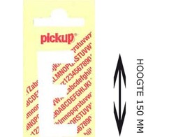 PICKUP LOS - 150 mm - Wit    E   Lettertype Nobel