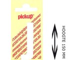 PICKUP LOS - 150 mm - Wit    J   Lettertype Nobel