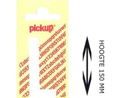 PICKUP LOS - 150 mm - Wit    L   Lettertype Nobel