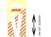 PICKUP LOS - 150 mm - Wit    V   Lettertype Nobel