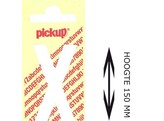 PICKUP LOS - 150 mm - Wit    X   Lettertype Nobel