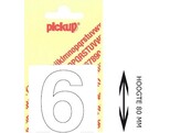 PICKUP LOS - 80 mm - Wit    6   Lettertype Helvetica