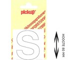 PICKUP LOS - 80 mm - Wit    S   Lettertype Helvetica