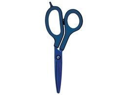 SCHAAR PLUS   Convex   - 18 cm Titanium blades - Blauw - Asymmetrische ogen