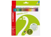 POTLOOD STABILO   Green Colors   - set 24 FSC-label