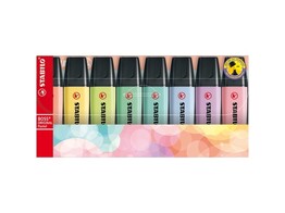 FLUO MARKER STABILO   BOSS Pastel   - Set 8