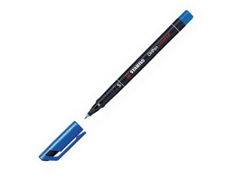 STIFT STABILO OH-PEN PERM. SF - Blauw Superfijn 0.4 mm