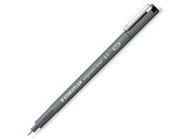 FINELINER PIGMENT 308 - Zwart - 0.1 mm Staedtler - Pigment inkt