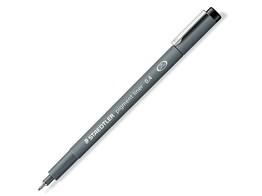 FINELINER PIGMENT 308 - Zwart - 0.4 mm Staedtler - Pigment inkt